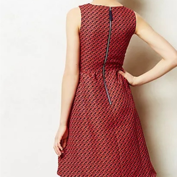 Anthropologie Geojacquard Dress By Lili Wang for Lilis Closet, Seen on TV - Picture 4 of 14